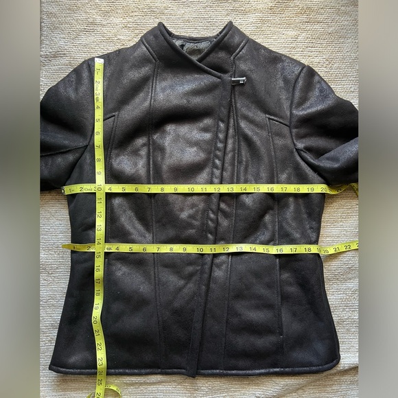 Cache Moto Dressy Faux Jacket size Large - Picture 12 of 13